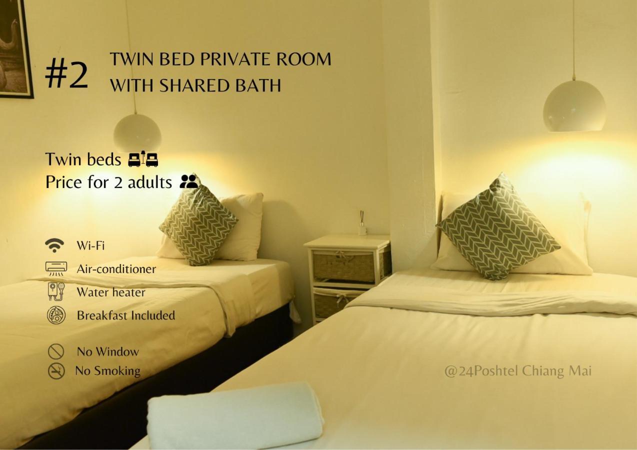 Albergue 24 Poshtel Chiangmai Chiang Mai Exterior foto